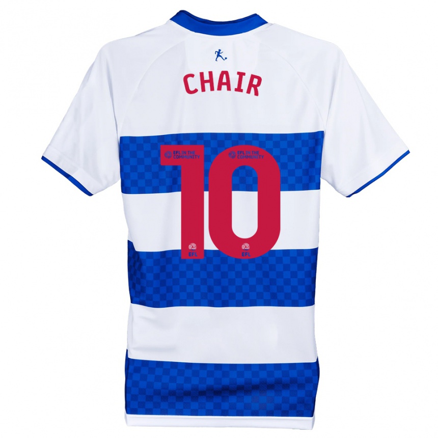 נשים כדורגל איליאס צ'יר #10 כחול לבן ג'רזי ביתית 2025/26 נשים כדורגל איליאס צ'יר #10 כחול לבן ג'רזי ביתית 2025/26