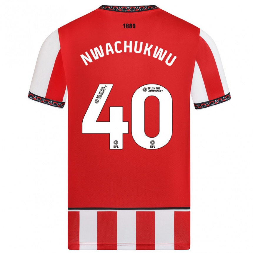 נשים כדורגל כריסטיאן נוואצ׳וקוו #40 אדום לבן ג'רזי ביתית 2025/26