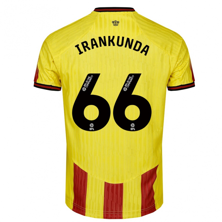 נשים כדורגל נסטורי אירנקונדה #66 צהוב אדום ג'רזי ביתית 2025/26