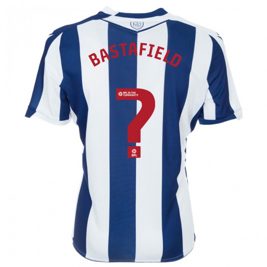 נשים כדורגל Reece Bastafield #0 כחול נייבי לבן ג'רזי ביתית 2025/26