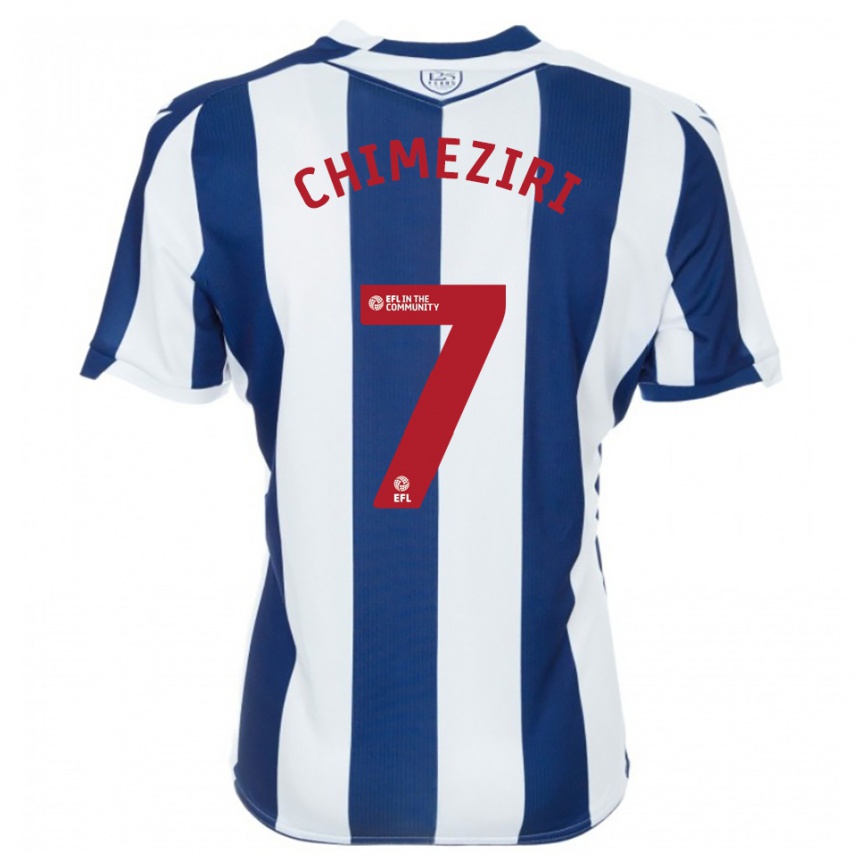 נשים כדורגל דן חימזיריס #7 כחול נייבי לבן ג'רזי ביתית 2025/26