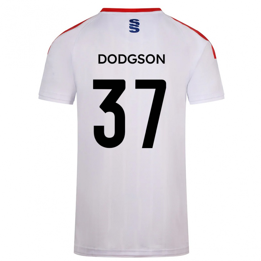 נשים כדורגל איוואן דודגסון #37 לבן כחול נייבי ג'רזי ביתית 2025/26