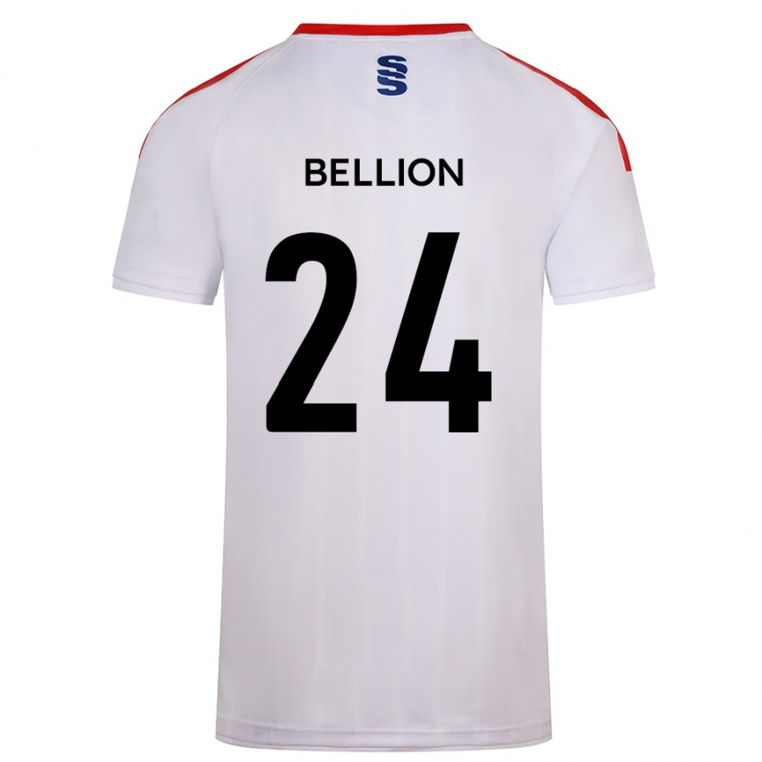 נשים כדורגל Daniel Bellion #24 לבן כחול נייבי ג'רזי ביתית 2025/26