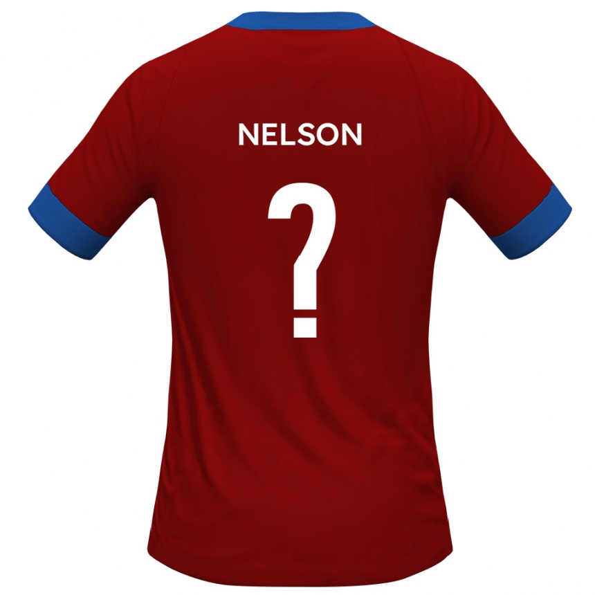 נשים כדורגל Toby Nelson #0 כחול אדום ג'רזי ביתית 2025/26