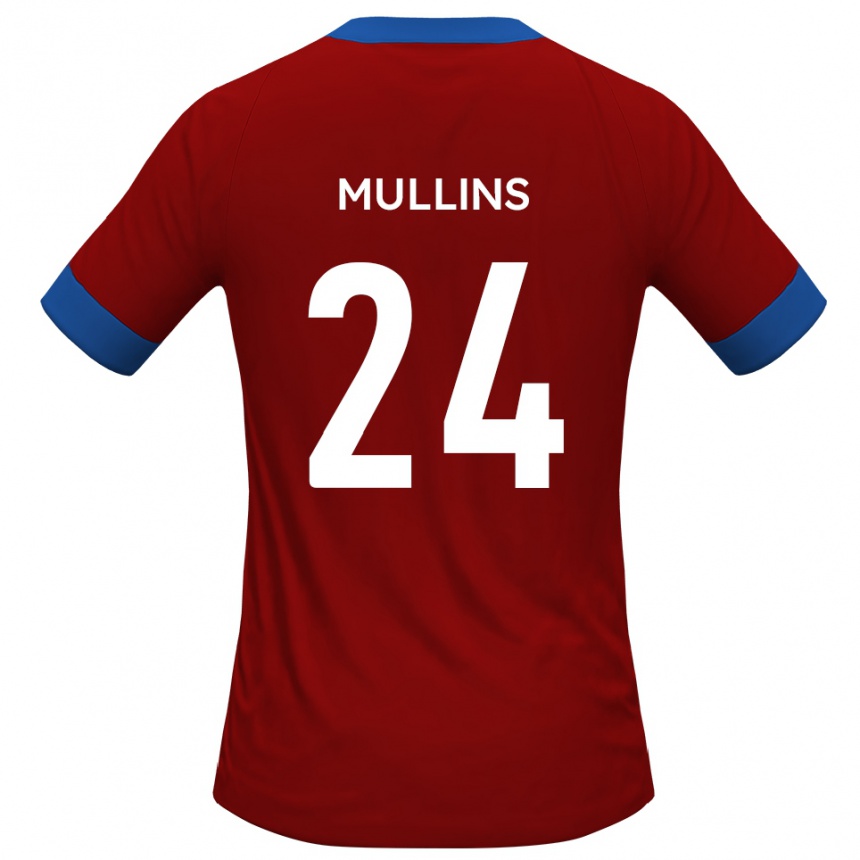 נשים כדורגל מקסוול ג׳ורדן מולינס #24 כחול אדום ג'רזי ביתית 2025/26
