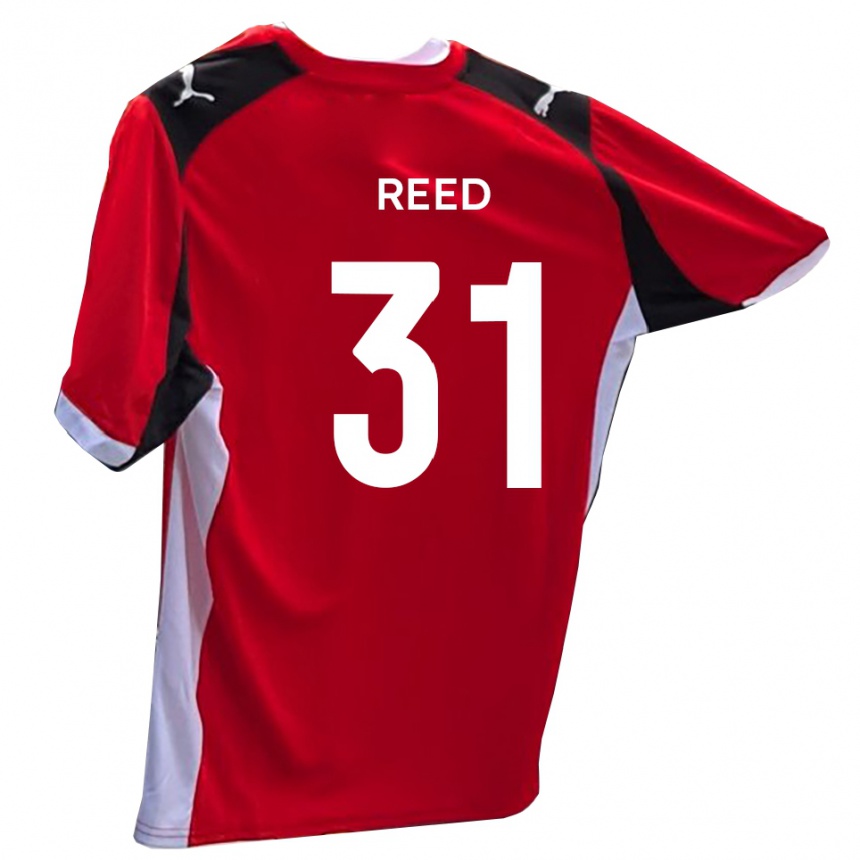 נשים כדורגל Sam Reed #31 אדום לבן ג'רזי ביתית 2025/26