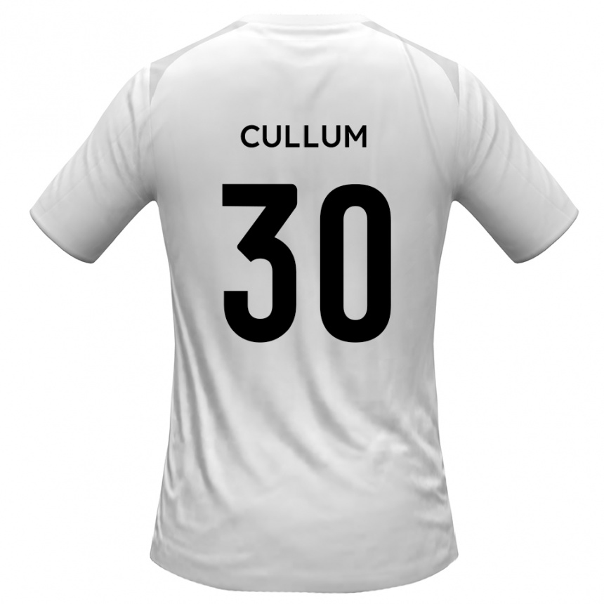 נשים כדורגל Kai Cullum #30 לבן אפור ג'רזי ביתית 2025/26