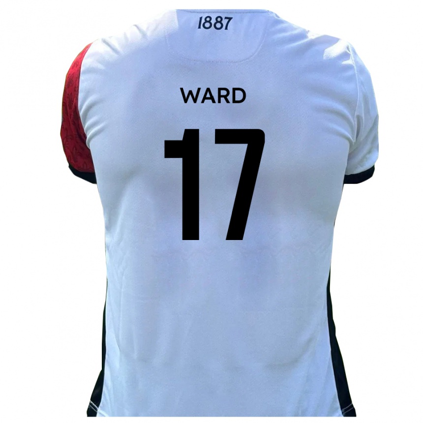 נשים כדורגל מאט וורד #17 אדום לבן ג'רזי ביתית 2025/26