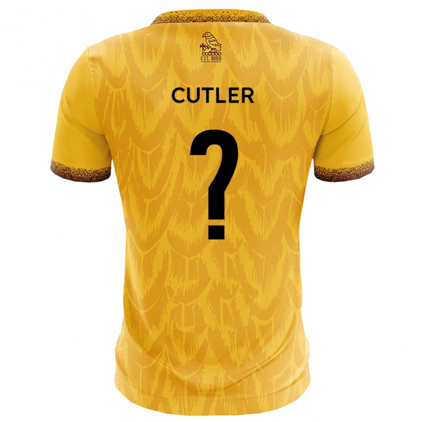 נשים כדורגל Milly Cutler #0 צהוב חום ג'רזי ביתית 2025/26