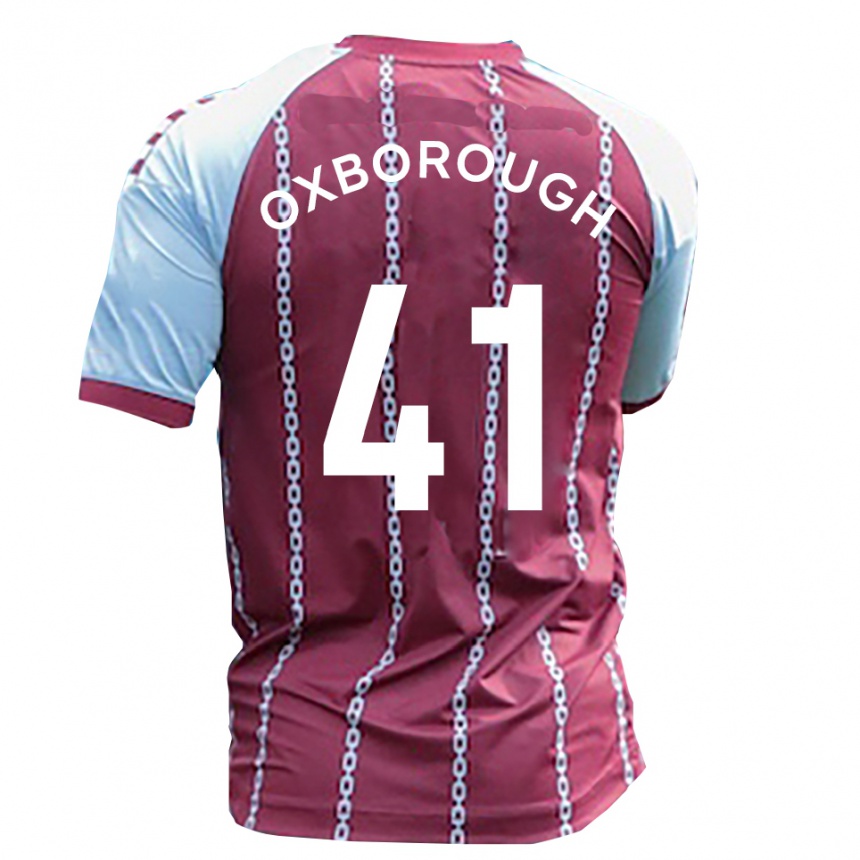 נשים כדורגל איוואן אוקסבורו #41 תכלת חלודה אדומה ג'רזי ביתית 2025/26