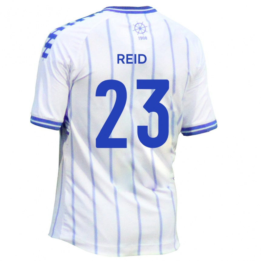 נשים כדורגל Alex Reid #23 לבן כחול ג'רזי ביתית 2025/26