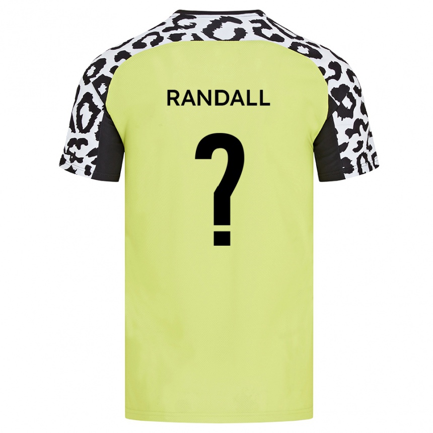 נשים כדורגל Estelle Randall #0 צהוב פלואורסצנטי ג'רזי ביתית 2025/26