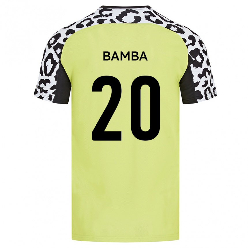נשים כדורגל יחאיה עבדול באמבה #20 צהוב פלואורסצנטי ג'רזי ביתית 2025/26