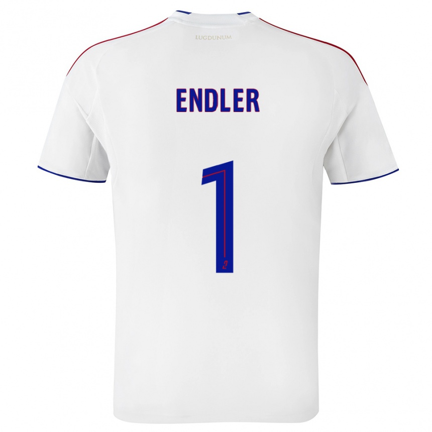 נשים כדורגל כריסטיאנה אנדלר #1 לבן אדום ג'רזי ביתית 2025/26