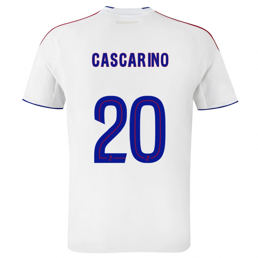 נשים כדורגל דלפין קזקרינו #20 לבן אדום ג'רזי ביתית 2025/26