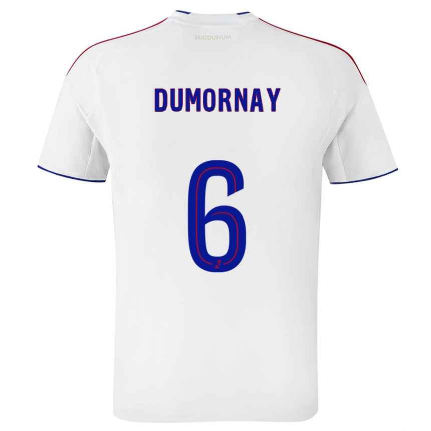 נשים כדורגל מלצ'י דומורנאי #6 לבן אדום ג'רזי ביתית 2025/26