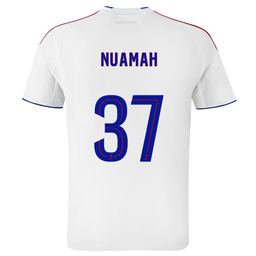 נשים כדורגל ארנסט נואמה #37 לבן אדום ג'רזי ביתית 2025/26