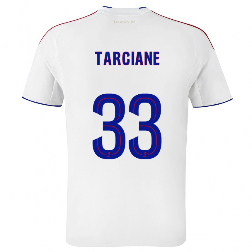 נשים כדורגל טארסיאן #33 לבן אדום ג'רזי ביתית 2025/26