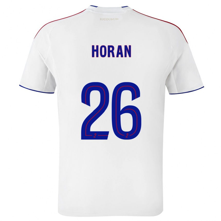 נשים כדורגל לינדזי הורן #26 לבן אדום ג'רזי ביתית 2025/26