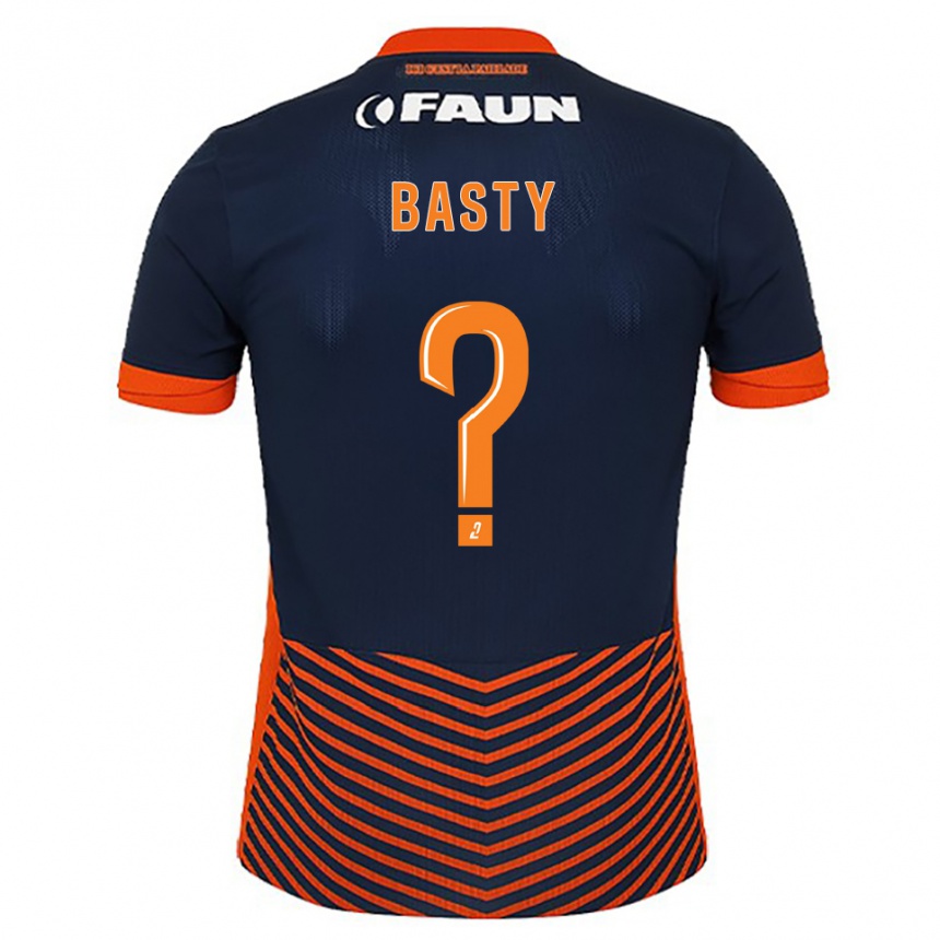 נשים כדורגל Ewen Basty #0 כחול חצות כתום ג'רזי ביתית 2025/26