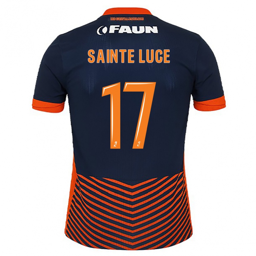 נשים כדורגל תיאו סנט-לוצ׳ה #17 כחול חצות כתום ג'רזי ביתית 2025/26