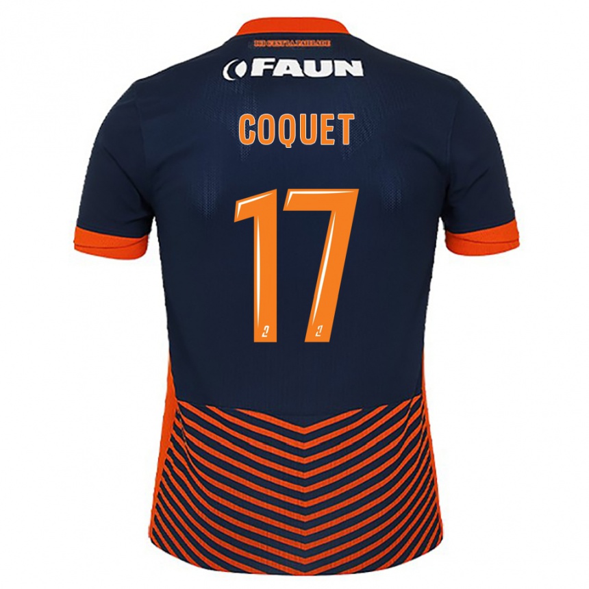 נשים כדורגל ג׳ודית׳ קוקה #17 כחול חצות כתום ג'רזי ביתית 2025/26