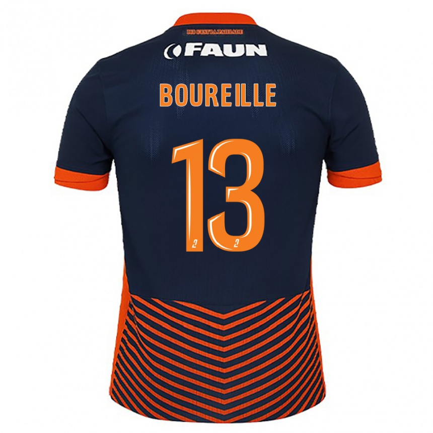 נשים כדורגל Celeste Boureille #13 כחול חצות כתום ג'רזי ביתית 2025/26