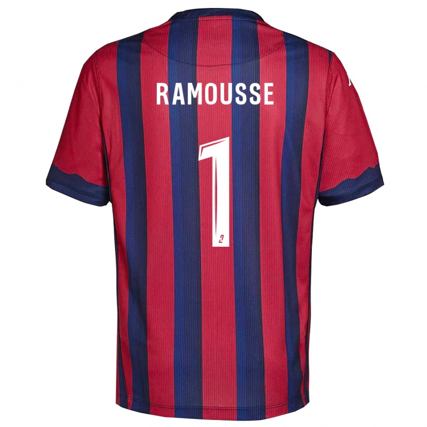 נשים כדורגל תיאו רמוס #1 בורדו כחול נייבי ג'רזי ביתית 2025/26