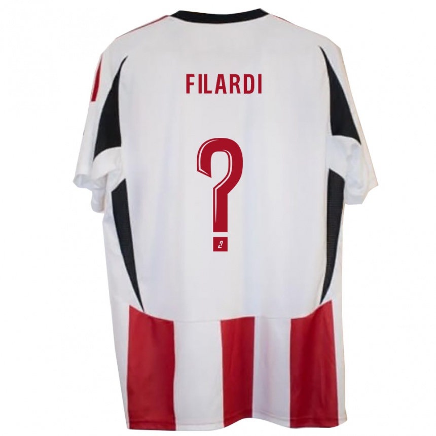 נשים כדורגל Cameron Filardi #0 אדום כחול ג'רזי ביתית 2025/26