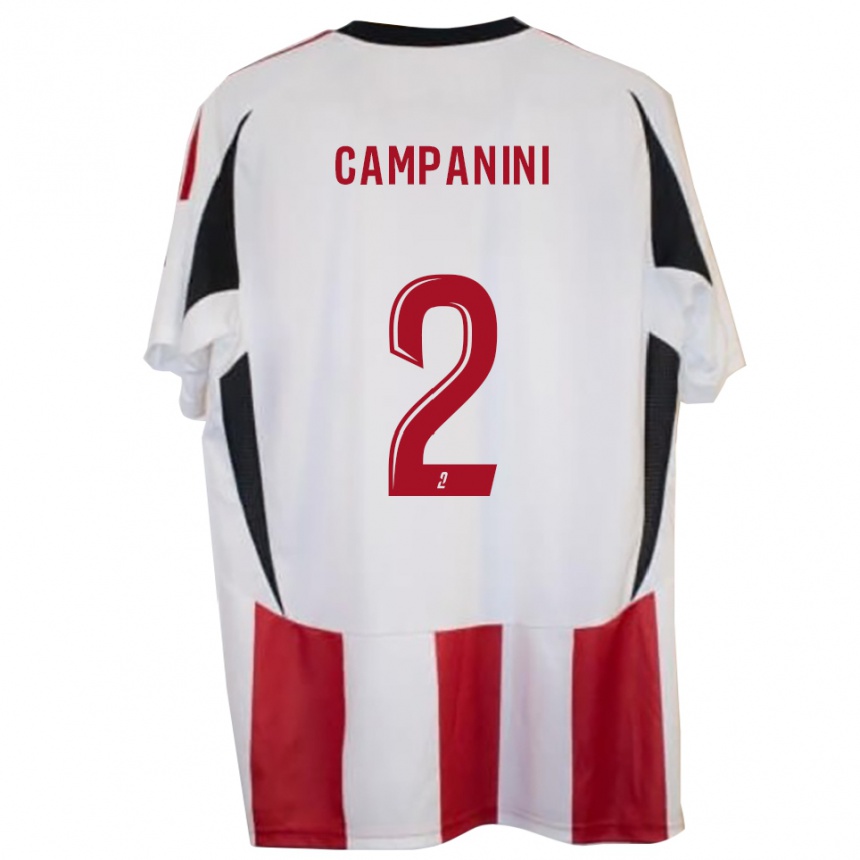 נשים כדורגל טיבו קמפניני #2 אדום כחול ג'רזי ביתית 2025/26