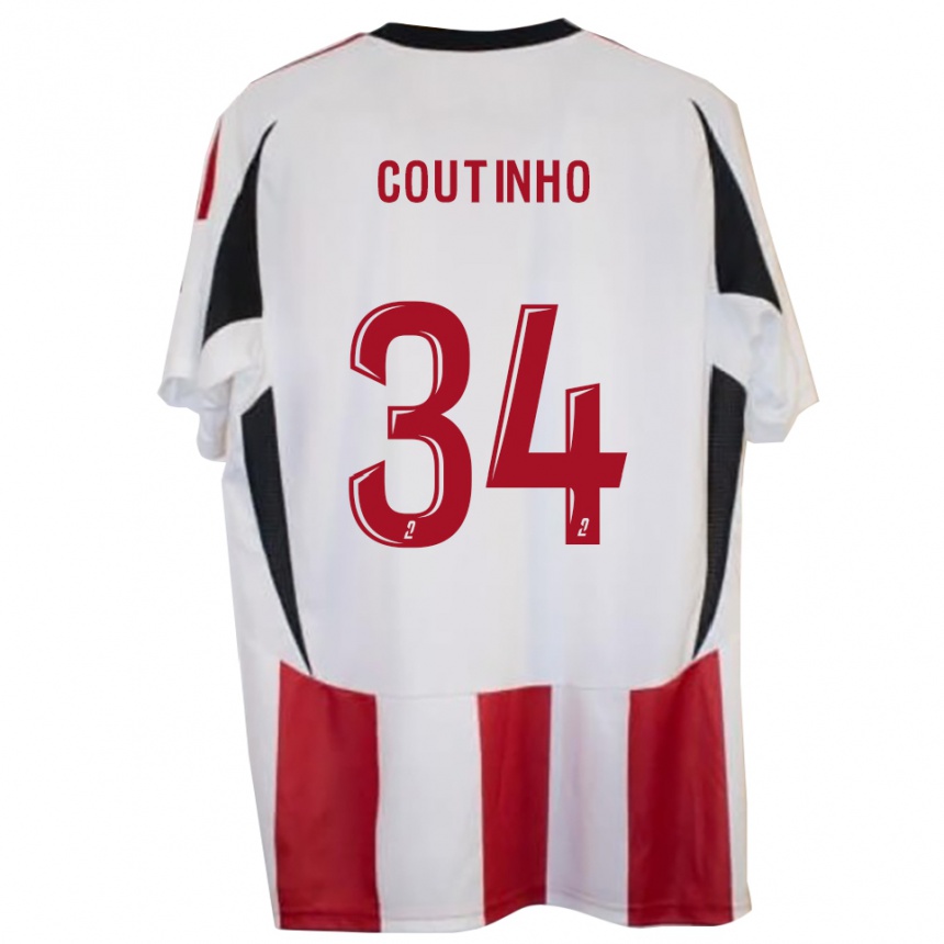 נשים כדורגל Ricardo Coutinho #34 אדום כחול ג'רזי ביתית 2025/26