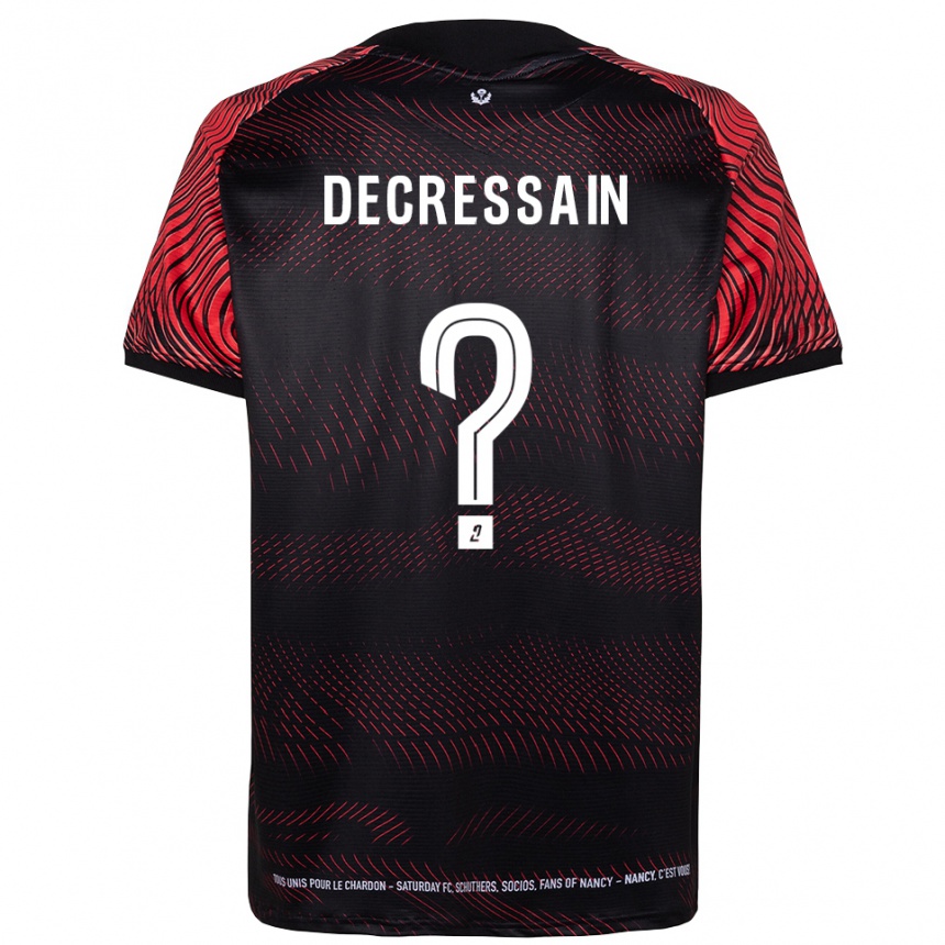 נשים כדורגל Flavie Decressain #0 לבן אדום ג'רזי ביתית 2025/26