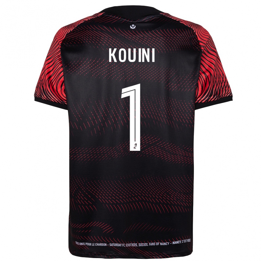 נשים כדורגל Yanis Kouini #1 לבן אדום ג'רזי ביתית 2025/26