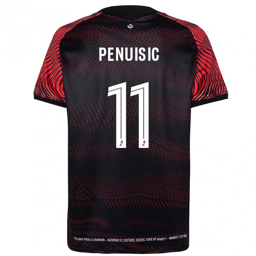נשים כדורגל אלווין פניאיסיק #11 לבן אדום ג'רזי ביתית 2025/26