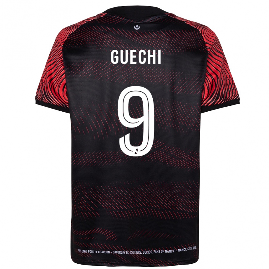 נשים כדורגל עבדראוף גואצ׳י #9 לבן אדום ג'רזי ביתית 2025/26