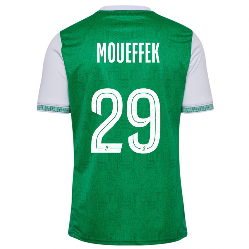 נשים כדורגל איימן מואפק #29 ירוק לבן ג'רזי ביתית 2025/26