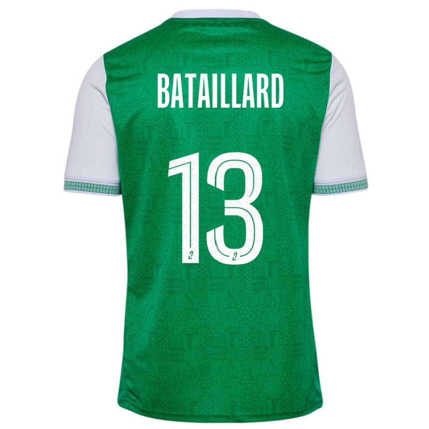 נשים כדורגל פאוסטין בטאיארד #13 ירוק לבן ג'רזי ביתית 2025/26