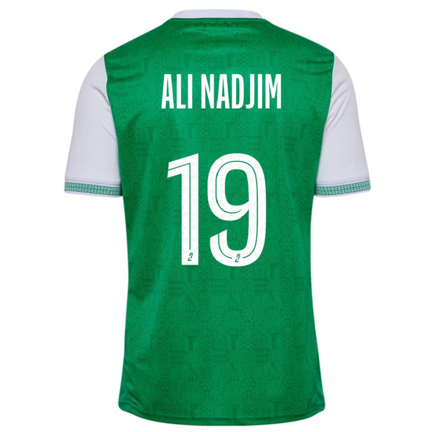 נשים כדורגל Nadjma Ali Nadjim #19 ירוק לבן ג'רזי ביתית 2025/26