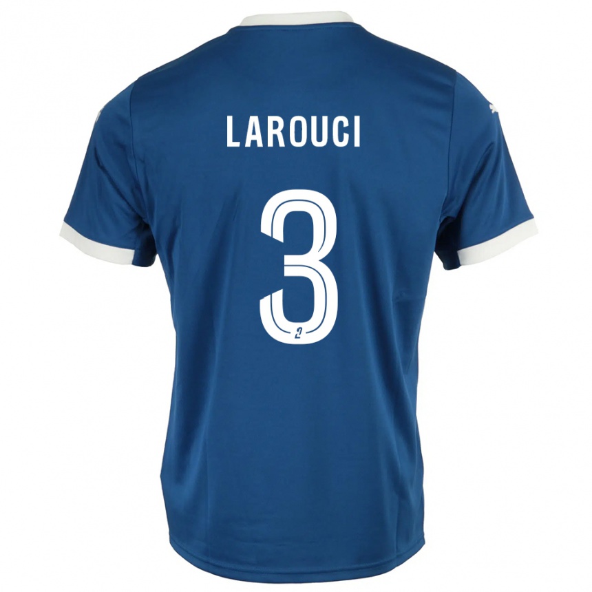 נשים כדורגל יאסר לארוסי #3 כחול לבן ג'רזי ביתית 2025/26