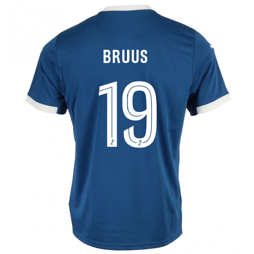 נשים כדורגל אנדראס ברוס #19 כחול לבן ג'רזי ביתית 2025/26
