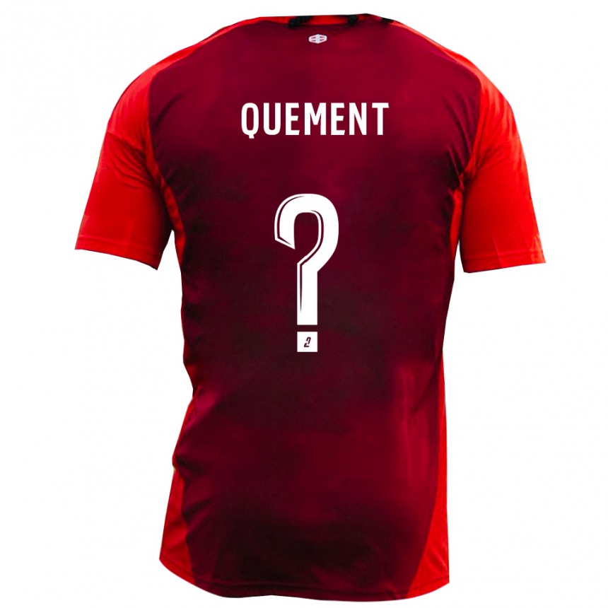 נשים כדורגל Lucas Quement #0 אדום בורגונדי ג'רזי ביתית 2025/26