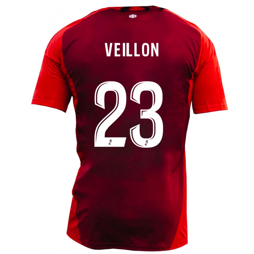נשים כדורגל מטאו וייון #23 אדום בורגונדי ג'רזי ביתית 2025/26