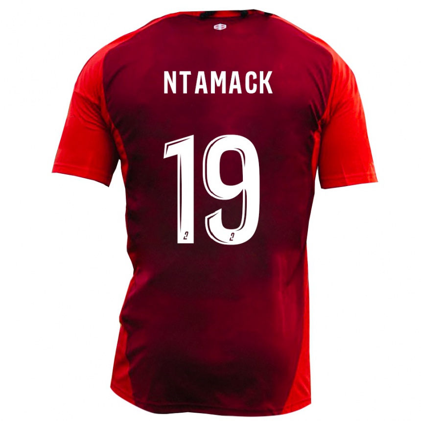 נשים כדורגל סמואל נטאמאק #19 אדום בורגונדי ג'רזי ביתית 2025/26
