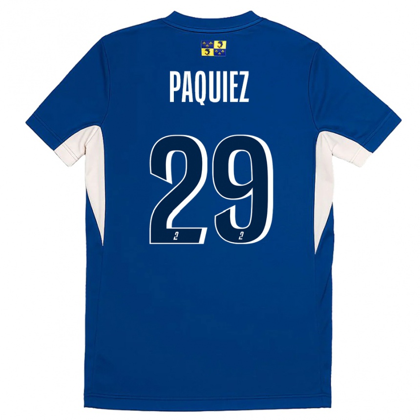 נשים כדורגל Gaëtan Paquiez #29 כחול נייבי כחול ג'רזי ביתית 2025/26