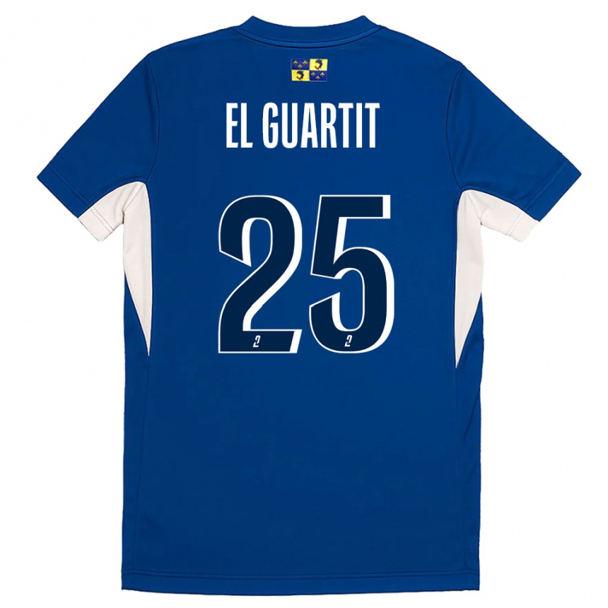 נשים כדורגל Yassine El Guartit #25 כחול נייבי כחול ג'רזי ביתית 2025/26