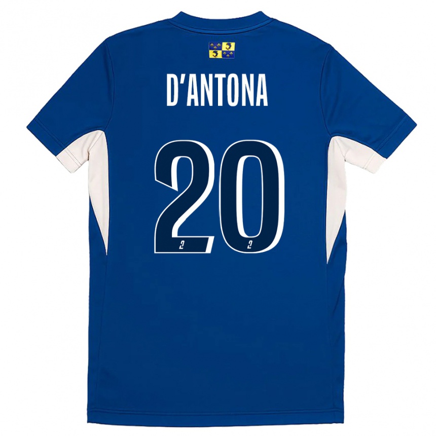 נשים כדורגל מטאו ד'אנטונה #20 כחול נייבי כחול ג'רזי ביתית 2025/26