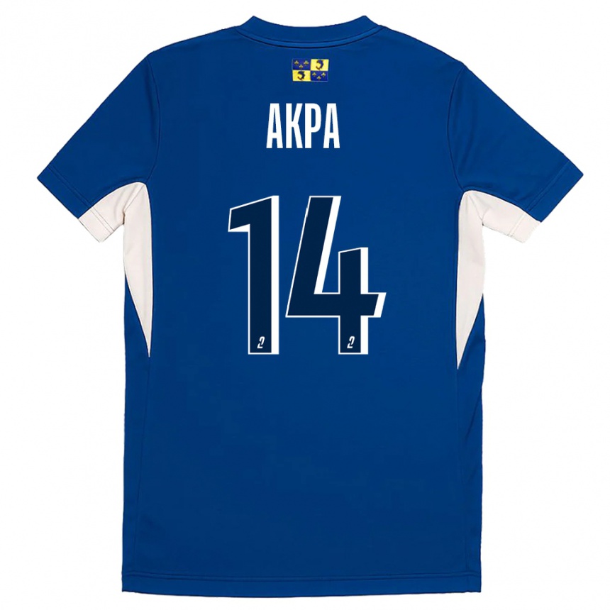 נשים כדורגל Mara Akpa #14 כחול נייבי כחול ג'רזי ביתית 2025/26