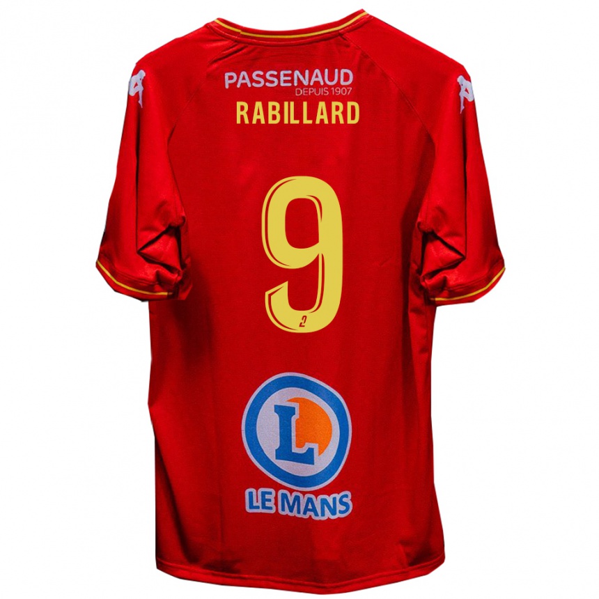 נשים כדורגל אנטואן רבילארד #9 אדום צהוב ג'רזי ביתית 2025/26