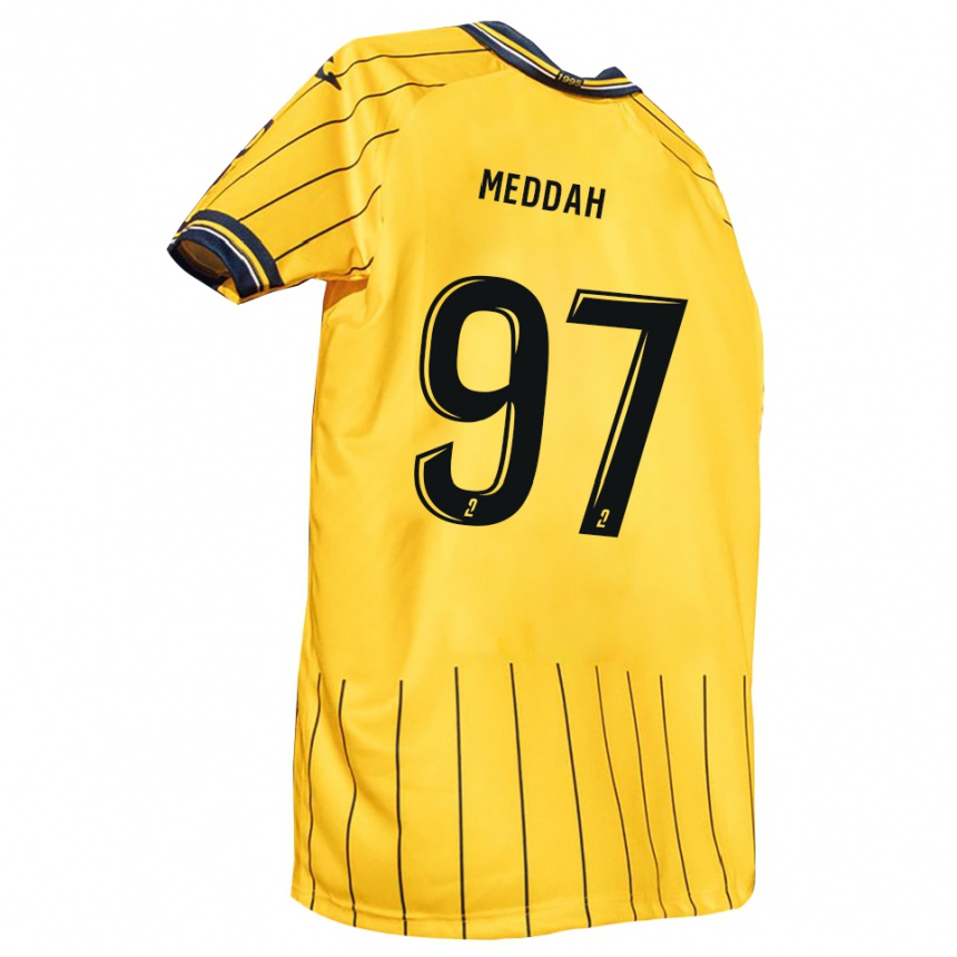 נשים כדורגל Daylam Meddah #97 צהוב כחול נייבי ג'רזי ביתית 2025/26