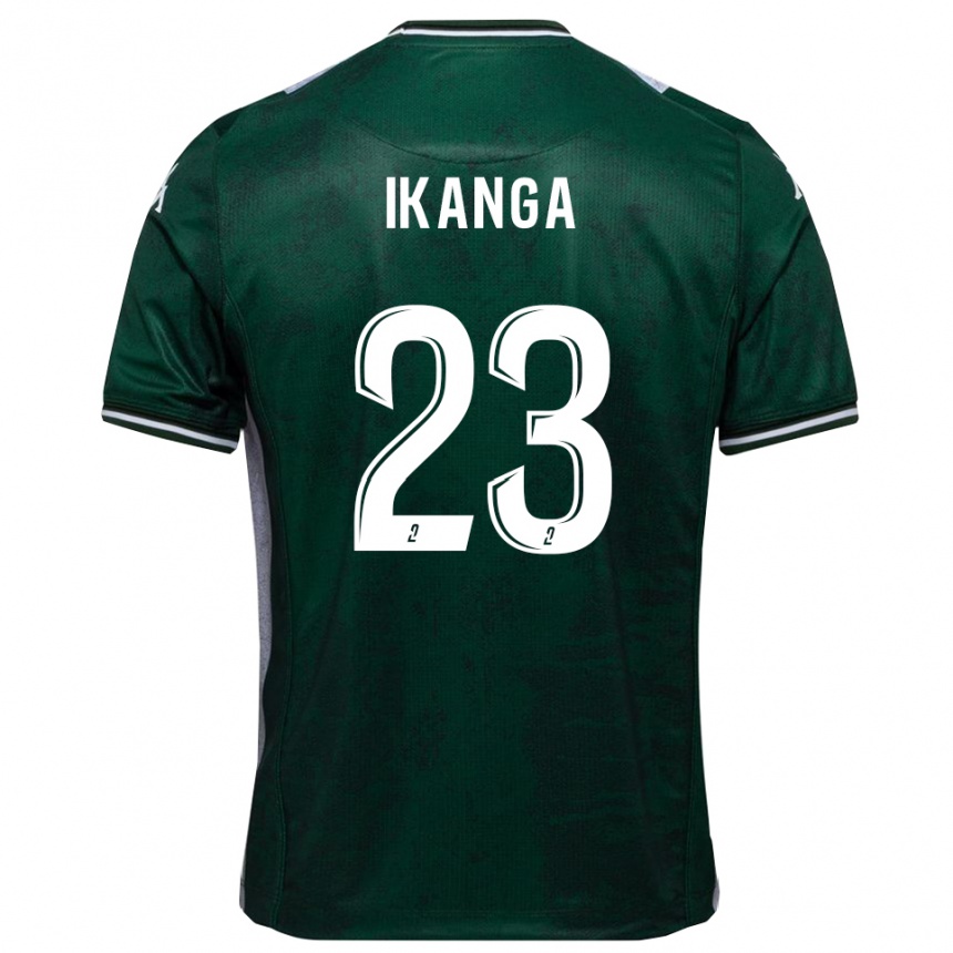 נשים כדורגל Jovany Ikanga #23 ירוק לבן ג'רזי ביתית 2025/26